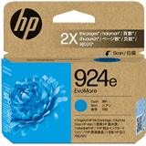 4K0U7NA HP 924e EvoMore Cyan Original High Capacity Ink Cartridge